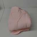 NacoMoco 3-Piece Pink Crib Bedding Set for Girls - Ultra Soft & Skin Friendly Baby Girl Bedding Crib Set Includes Crib Comforter, Sheet & Skirt (Light Pink)
