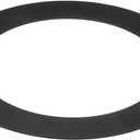 PATIKIL Goof Rings for 4 Inch Recessed Can Lighting Down Light, 1 Pcs Metal Goof Trim Rings Cover, Outer Diameter 6.77-inch, Inner Diameter 4.25-inch, Matte Finish Black, Flush Mount