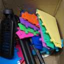 QWUIU 24 Inch Spinning Prize Wheel, Ajustable Height Spin Doodle Game Spinner, Storable Prize Wheel Spinner with Telescopic Stand, Wheel of Fortune Game, 14 Colors