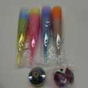 WDF 36 Pack Colorful Plastic Champagne Flutes - 7OZ Colorful Champagne Flutes Plastic Party Supplies, Pink, Yellow, Green, Blue, Purple, Orange Champagne Glasses 6 Pieces Each for Party