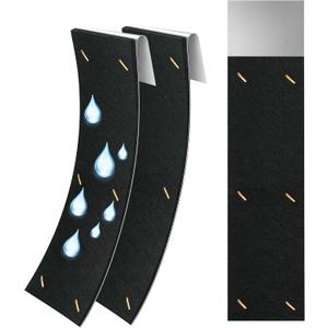 Gutter Noise Dampener- 2 Pack Rain Gutter Downspout Silencer Portable Silencer Insert Adjustable Drip Silencer- 3in