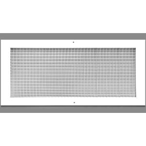 HVAC Premium 18'' x 36'' or 36'' x 18'' Cube Core Eggcrate Return Air Grille - Aluminum Rust Proof - HVAC Vent Duct Cover - White [Outer Dimensions: 19.75 x 37.75]
