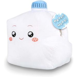 LankyBox Official Merch - Milky Plush Toy with Singing Voice Box - Milky Lanky Box Plushy - Large Cute Plushies