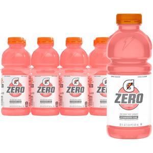 Gatorade Thirst Quencher Zero Sugar Sports Drink, Strawberry Kiwi, 20oz Bottles, 8 Pack, Electrolytes for Rehydration (EXP 03/03/27)