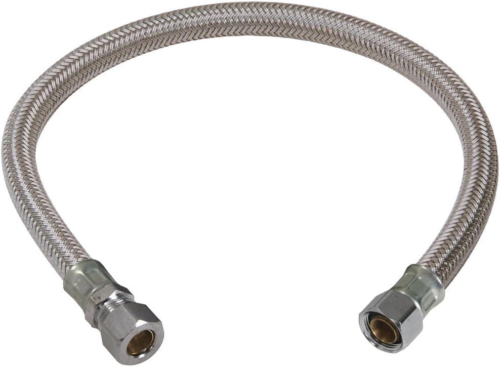Brass Craft (B1-20KC F) F 3/8-Inch Comp by 3/8-Inch OD Comp Brass Craft B1-20KCF Faucet Connector, White