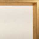 Kate and Laurel Calter Framed Linen Fabric Pinboard, 25.5 x 41.5, Gold