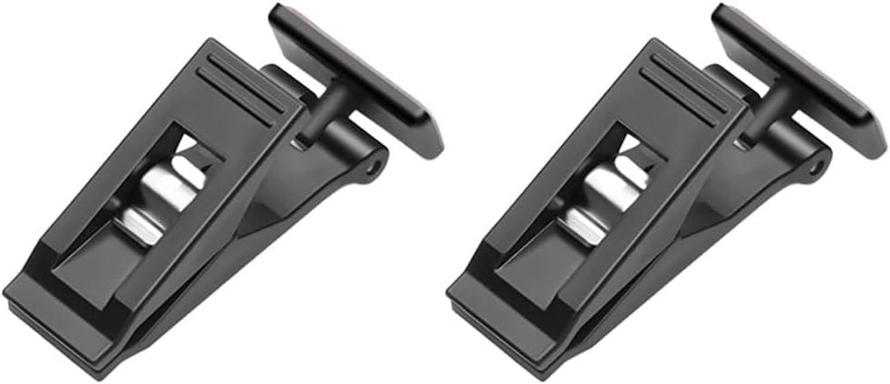 2PCS Self Adhesive Car Note Pad Holder - Window Memo Holder Car Parking Ticket Retainer Clips - Multi-Function Sunglasses Holder Clip Vehicle Storage Clamp for Card Bill Pictures (Paste)