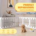 Dog Playpen Indoor for Puppies & Small Dogs, 24 Inch 15 Panel
