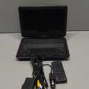 12.5" Portable DVD Player with 10.5" Swivel Screen, 5-Hours Rechargeable Battery,Car DVD Player,Support CD/DVD/SD Card/USB,Regions Free,Dual Speakers, Black (PD-102)