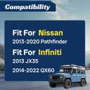 2PCS Front Lower Control Arm for Nissan Pathfinder 2013-2020, for Infiniti QX60 2014-2022 | JX35 2013, OE# K623063 K623064, Driver & Passenger Side Lower Control Arm with Ball Joint Assembly