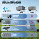 Travel Trailer RV Cover, 9-Layer Heavy Duty Waterproof,22-24ft