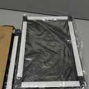 BAFLOTEX Adjustable Window Screens Expandable 2 Ways Expandable Window Screen 10" Height*14" Width-24" Width with White Frame for House Windows 2 Pack of Small Screens