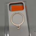 TORRAS Q3 Silicone 360 Spin for iPhone 17 Pro Case with Stand, Fit for MagSafe, Magnetic Ring Kickstand with Camera Control, Liquid Silicone Rubber Soft Phone Case for iPhone 17 Pro 6.3'', Light Ivory