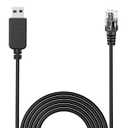 Radar Detector Cable, with USB to RJ11 Plug,for Escort Valentine One Uniden Beltronics Cobra Radar Detector,Replacement Power Cable for Radar Detectors(RJ11-6.56ft)