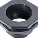 4 Inch PVC Bulkhead Fitting, PVC Bulkhead Fitting for Pools, Rain Barrels, Aquariums, Water Tank