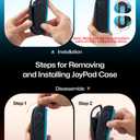 JSAUX Split Every Day Case for Switch 2, Slim Magnetic Detachable Front Cover, Dockable Design, Ergonomic Non Slip Grip, Travel Ready with Adjustable Stand, Shock Absorption & Anti Scratch – PC0123C