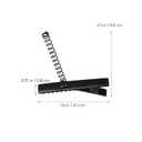 100 Pcs Metal Duck Bill Hair Clips DIY Hairpins Barrettes with Spring for Halloween Christmas DIY Accessories Home School