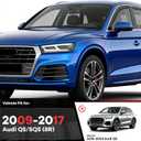 4pcs in-Channel Window Rain Guard Fit for Audi Q5/SQ5 8R 2009-2017