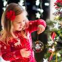 5 x Hamster Christmas Ornaments, Hamster Gifts for Men Women, Hamster Custom Shape Wooden Ornament, Cute Animal Gift for Hamster Lovers on Birthday Xmas Holiday, Hamster Ornaments for Tree Decor