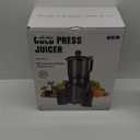 Juicer Machines with 5.8" Large Feed Chute, Cold Press Juicer For Whole Vegetables and Fruits, 400W Professional Slow Masticating juicer Easy to Clean for Batch Juicing (Titanium Gray)