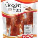 3 x Good n Fun Triple Flavor Wings Chews for All Dogs, Treat Your Dog to Long-Lasting Chews Made with Chicken, Pork Hide and Beef Hide, , 4 Ounces (EXP 05/24/28)