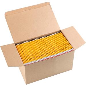 Madisi Wood-Cased #2 HB Pencils, Yellow, Pre-sharpened, Bulk Pack, 1000 pencils