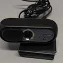 1080P HD Webcam with Microphone, Noise Cancellation, Privacy Cover, Wide-Angle Lens, Auto Light Correction, Plug & Play USB Webcam for Laptop, Desktop, PC, Mac, Zoom, Skype, Streaming (Black)