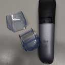 Norelco Philips Beard Trimmer 7000 Series, 100% Waterproof Trimmer for Men, 40 Lock-in Hair Length Settings, BeardSense Power Adaptability, Detail & T-Blade Trimmer Heads, Charging Stand, BT7670/40 (Black)