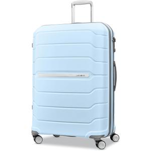 Samsonite Freeform Large Checked Luggage with Dual 360° Spinner Wheels - TSA Lock, Airline-Approved - Lightweight Durable Polypropylene Expandable Hardshell - Sky Blue