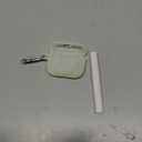 2 in 1 Silicone Case Compatible with AirPods Pro 3 and AirTag 2/1, Shockproof Protective Case Cover for AirPods Pro 3rd Generation 2025 with Cleaner Kit & Carabiner (Glow Green)