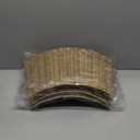 ELYKEN 28 Inch Christmas Tree Collar, 5-Piece Xmas Tree Skirt for Artificial Trees, Handcrafted Plastics Wicker Tree Base Cover with Cord Cut-Out Rustic Farmhouse Tree Ring for Home Decor (Natural-Round Pp)