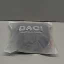 Daci Women Black Pink Flower Two Piece Rash Guard Long Sleeve Swimsuits UV UPF 50+ Swim Shirt Bathing Suit with Boyshort Bottom S