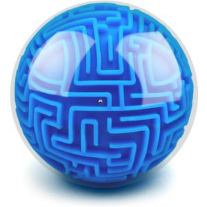 YongnKids Amaze 3D Memory Sequential Maze Ball Puzzle Toy Gifts for Kids Adults - Challenges Game Lover Tiny Balls Brain Teasers Game (Blue)