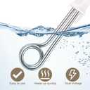 Travel Camping Accessories Tea Immersion Heater - Portable Immersion Water Heater 300W Dual Voltage 120/240V