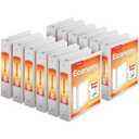 3-Ring Binder Recycled White 2 In Holds 475 Sheets Presentation Organizer