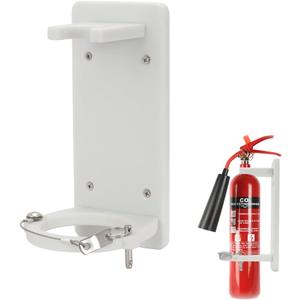 Boat Fire Extinguisher Bracket Mount Holder for Kiddie Marine 5, 10, 110 Children's Series White