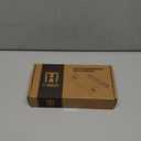 Sliding Glass Door Handle Set with Lock  Aluminum Handle, Fits 6-5/8 in. Hole Spacing (White)