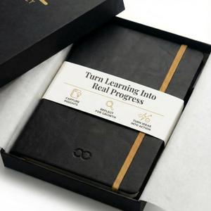 Mooz Impact Journal  Execution System for Entrepreneurs | Capture Insights, Reflect Clearly, Act Consistently | Premium Hardcover, 200 GSM Paper