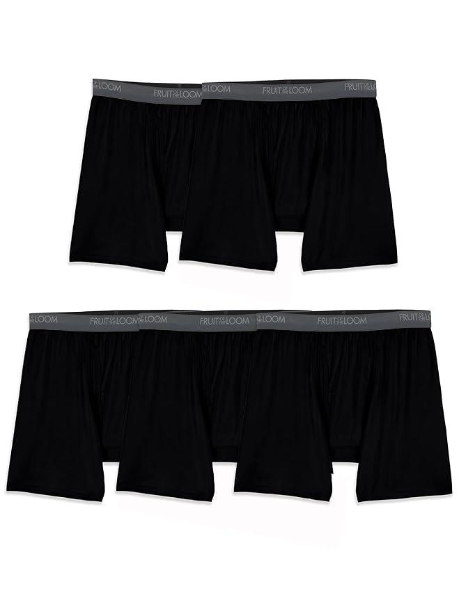 Fruit of the Loom Men Boxer Briefs, XL
