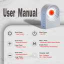 Decorative Night Light with Bluetooth Speaker | Cute Desktop Decor, Portable & Rechargeable, 4 Color Modes + White Noise | Ideal Gift for Home, Office, Travel | White