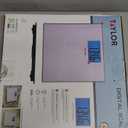 Taylor Digital Scales for Body Weight, 400 LB Capacity, Unique Blue LCD, Auto on and Off Scale, 11.8 x 11.8Inches, Stainless Steel