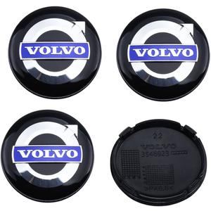 4PCS Wheel Center Caps for Volvo S90 S60 XC60 XC40 XC90 V40 V60 S60 S80, 63mm/ 2.48" Car Wheel Hub Caps ABS Rim Center Hub Cover (Blue)