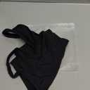 SUUKSESS Women Sexy Square Neck Thong Bodysuit Backless Sleeveless Tank Tops (01 Black, XL)