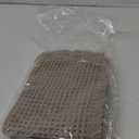 MIULEE Set of 2 Waffle Bathroom Rugs, Boho Bath Rugs Non Slip Washable, Super Absorbent Bath Mats, Ultra Soft Rubber Backed Shower Mats for Bathroom Floor, Tub and Shower, Brown, 17x24 Inch (17''x24'')
