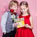 Shemira Valentine's Day Cards for Kids,24 Pack of Dinosaur Painting Kit with Valentines Greeting Cards for Kids, Valentine's School Classroom Exchange Gifts, Valentines' Party Favor Supplies