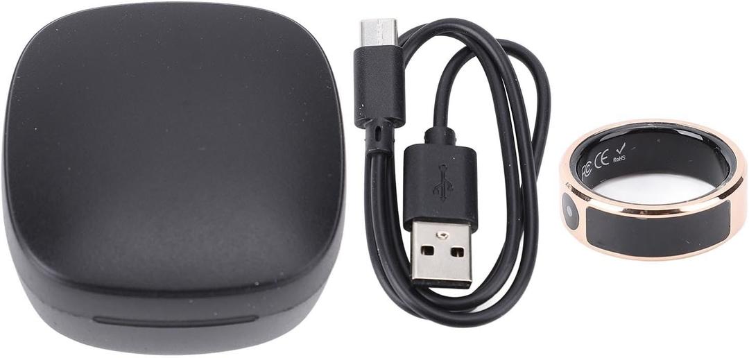 Zopsc Smart Ring for Men Women, Activity & Fitness Trackers with Colorful Touch Screen, Multiple Sports Modes, Gesture Control for Taking Photos, Water Proof Fitness Ring for Hiking (#8)