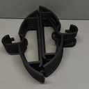 Compact Interlocking Hangers  15in (38cm) Slimline Space-Saving Hangers  Perfect for Light Clothing, Small Sizes, Dorms, Apartments & Travel (Black, 50)