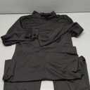 OLCHEE Womens Workout Sets 2 Piece Seamless Long Sleeve Crew Neck Crop Top Shirts Scrunch Butt Leggings Gym Yoga Outfits (Large, Black)