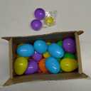 24 Pack Prefilled Easter Eggs with Stress Balls, Easter Rabbit Axolotl Squeeze Balls Squishies Toys Stress Relief for Easter Egg Fillers, Easter Basket Stuffers Party Favor Gifts