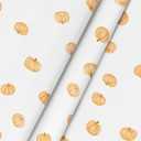 Horaldaily Fall Tablecloth 7070 Inch Round, Pumpkin Autumn Harvest Orange Washable Seasonal Table Cover for Party Picnic Dinner Decor